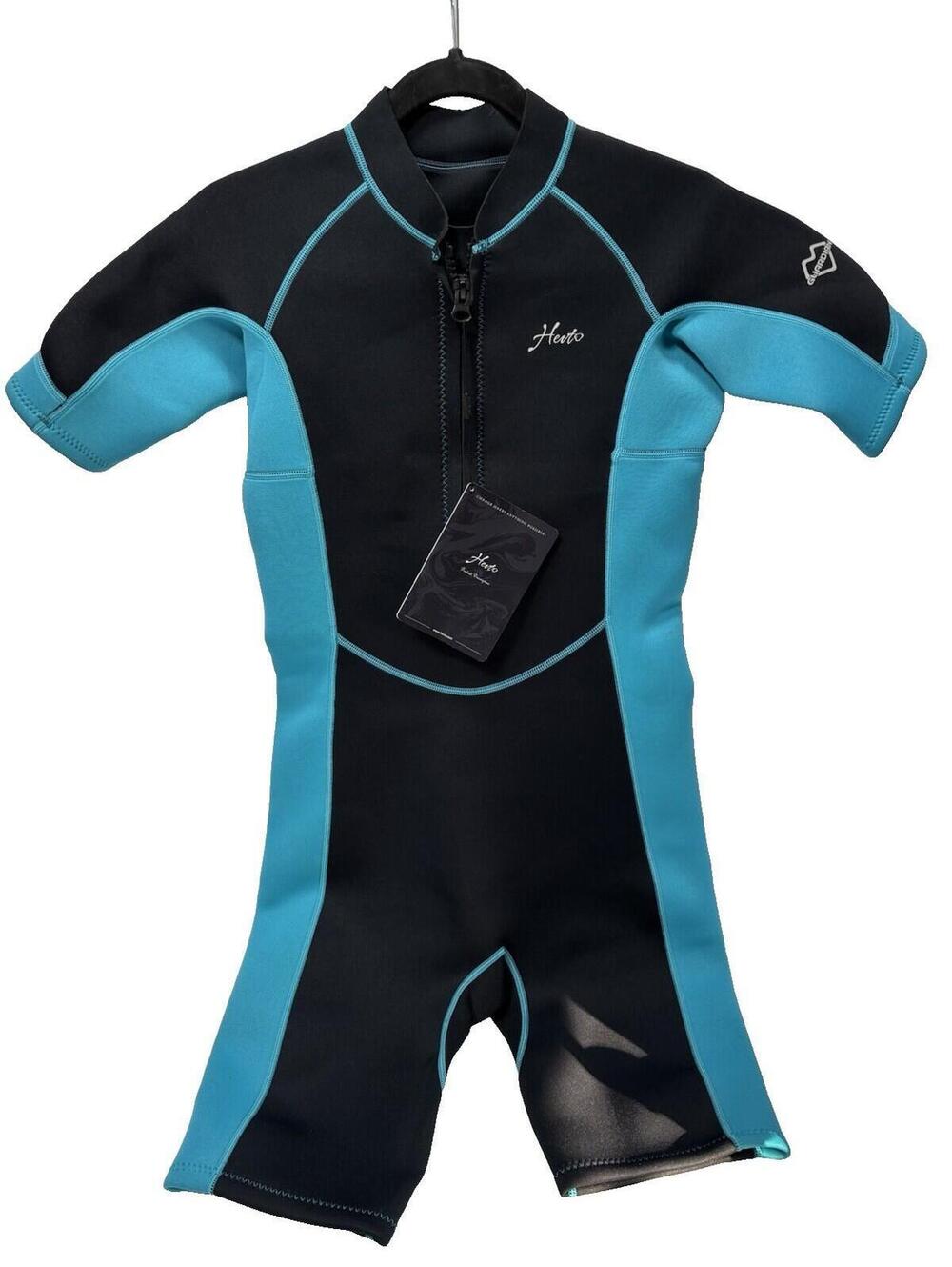 Hevto Kids Wetsuit Size 14 -3mm Neoprene Diving Surfing Swimming Warm Back Zip